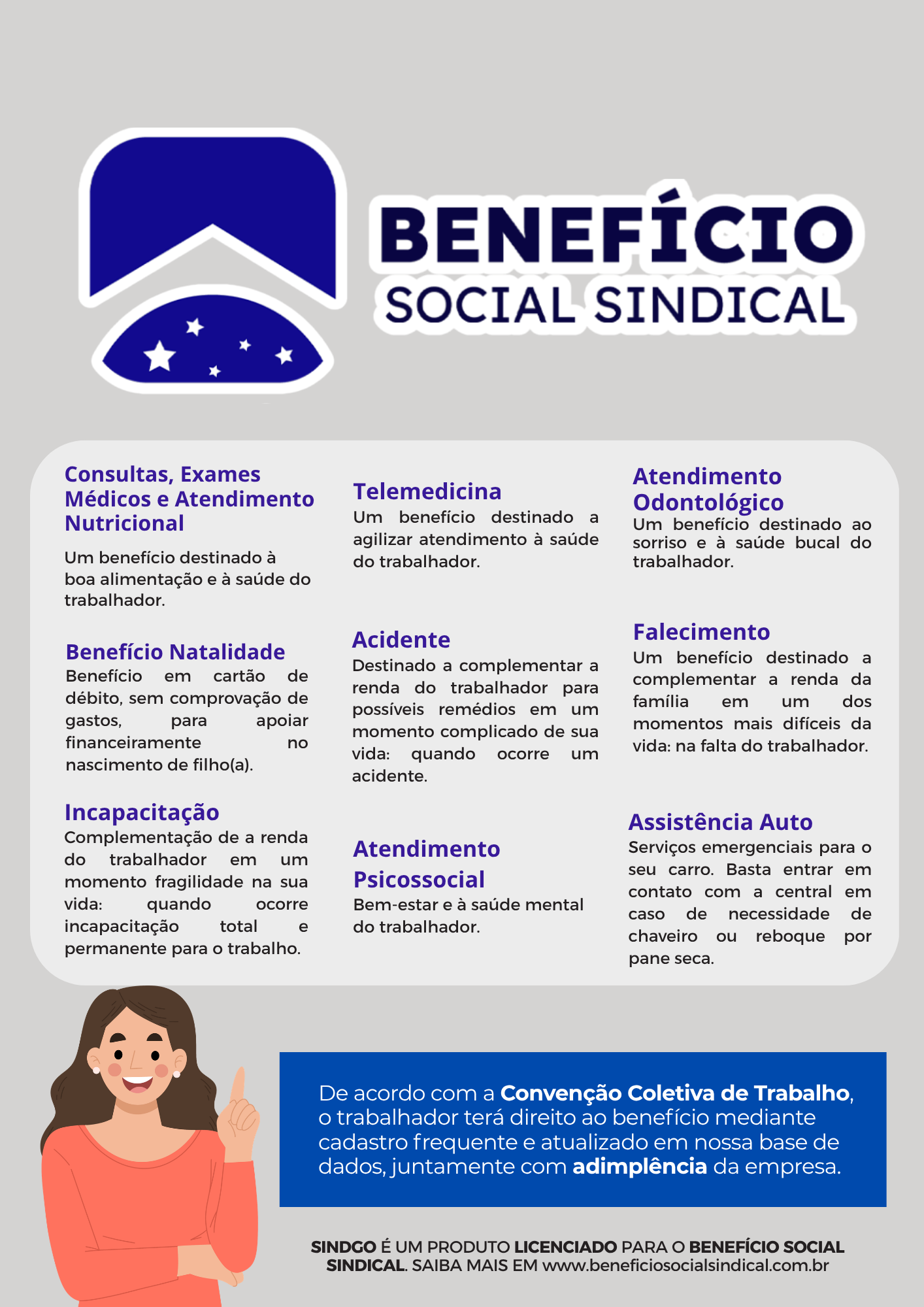 Sindgo + Beneficio Social Sindical - animado